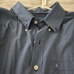 Mens 3XL Checkered Izod Shirt
